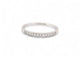 Bague 50 bague solitaire 0.63ct gia t50 or blanc 18k + alliance sertie diamant 0.1ct 58 Facettes 270398
