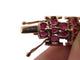Bracelet Michael Christoff - Bracelet style tapis en or rose 14k rubis et diamants 58 Facettes 269285