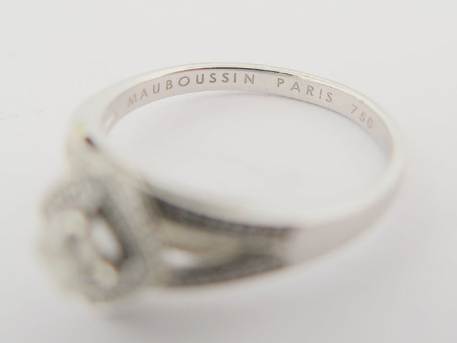 Bague 50 Mauboussin Love My Love - Bague en or blanc 18k et diamants 0,41 ct 58 Facettes 271099
