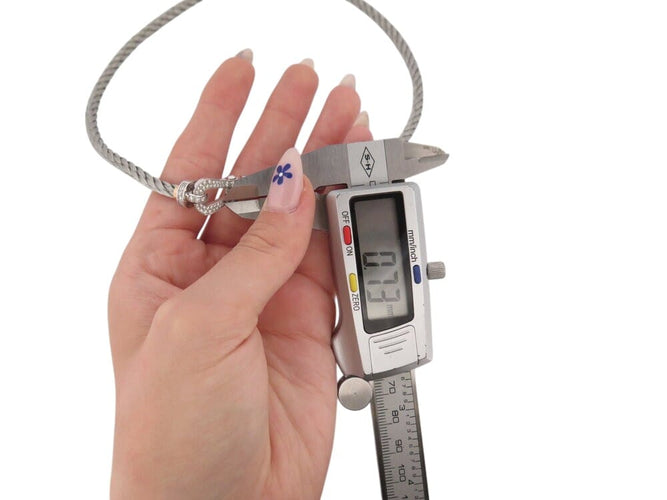 Bracelet FRED Grand Force 10 - Bracelet double tour en or blanc 18K et diamants 58 Facettes 271155