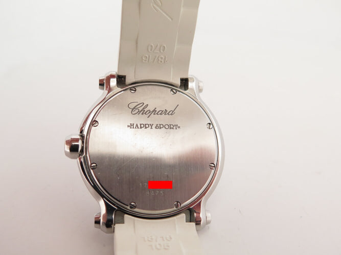 Montre Chopard Happy Sport - Montre quartz 36 mm en acier avec diamants 58 Facettes 271299