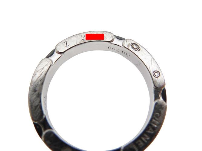 Bague 55 Chanel Ultra - Bague PM en or blanc 18k et céramique noire 58 Facettes 271539