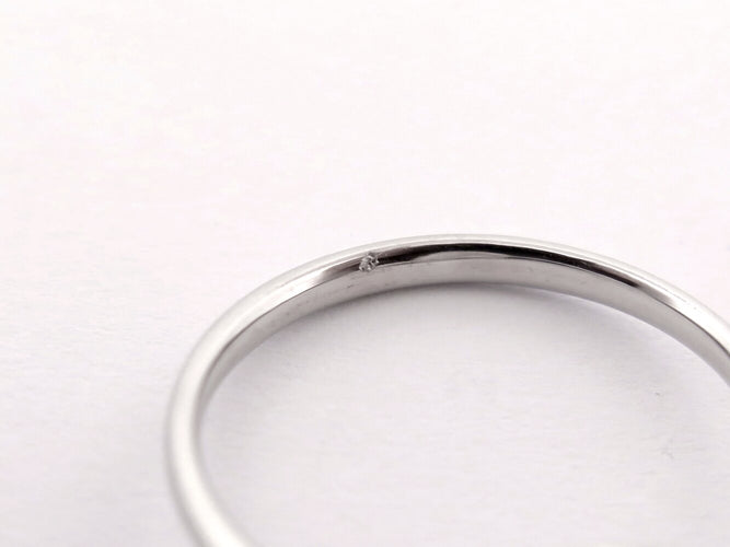 Bague 54 bague solitaire diamant de laboratoire 5.41cts or blanc 18k 3.39g 58 Facettes 272943