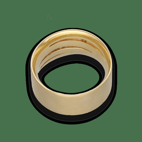 Bague 54.5 Niessing Fontana - Bague en or jaune 18k et 3 diamants 58 Facettes FB11219
