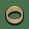 Bague 54.5 Niessing Fontana - Bague en or jaune 18k et 3 diamants 58 Facettes FB11219