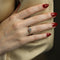 Bague 53.5 Solitaire - Bague en or jaune 18k avec diamants 1,17 ct + 0,31 ct 58 Facettes FB11110 / FB11202