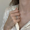 Bague 52 Solitaire - Bague en or gris 18 carats avec diamant taille émeraude 1,51 ct 58 Facettes FB09091-FB09120