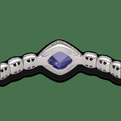 Bracelet Fred Pain de Sucre - Bracelet en or gris 18K, tanzanite et diamants 58 Facettes FB08115