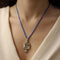 Pendentif Pendentif en or gris et jaune 18K avec aigue-marine 20,60 ct et diamants 58 Facettes FB09473