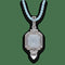 Pendentif Pendentif en or gris et jaune 18K avec aigue-marine 20,60 ct et diamants 58 Facettes FB09473