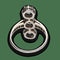 Bague 55 Bague ancienne vers 1930 en or gris 18K et platine avec 3 diamants taille ancienne - Taille 55 58 Facettes FB09772