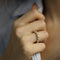 Bague 50 Alliance diamants en or jaune 18 Cts - 3,30 Cts - Taille 50 58 Facettes FB09866