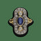 Bague 55 Bague en or jaune et gris 18 Cts avec saphirs et diamants vers 1970. Taille 55. 58 Facettes FB10280