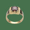 Bague 54 Bague chevalière Napoléon III en or jaune 18K avec émail et grenat, taille 54 58 Facettes FB10425