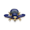 Broche Broche Abeille – Or Jaune 18k – Lapis-Lazuli et Nacre – Vers 1980 58 Facettes FB10877
