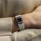 Montre Omega Constellation Quadra - Montre dame en or et acier sertie de diamants 58 Facettes FB10854