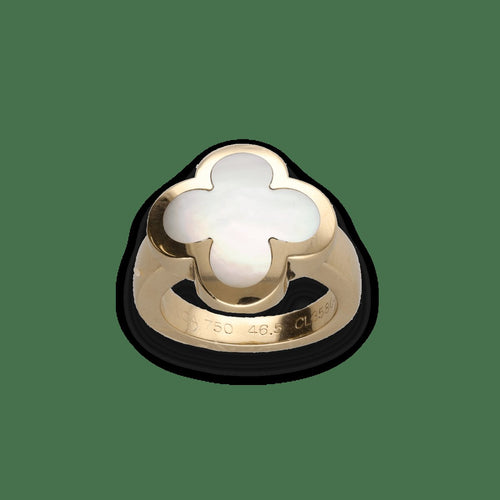 Bague 46.5 Bague Van Cleef & Arpels Pure Alhambra – Or Jaune 18k – Vers 2010 – Taille 46,5 58 Facettes FB11032