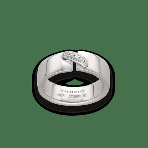 Bague 52 Chaumet Lien Évidence - Bague en or gris 18 carats, taille 52 58 Facettes FB10987