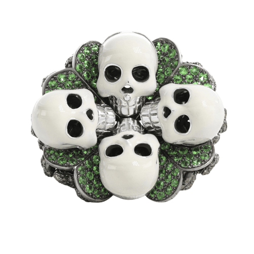 Bague 53 Lydia Courteille - Bague Catacombes en or gris et diamants 58 Facettes 61E00230