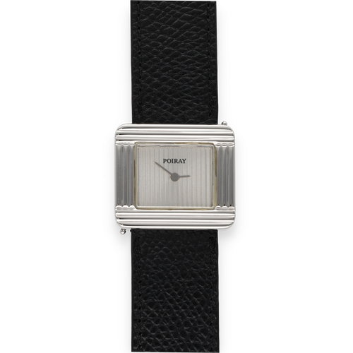 Montre Montre Poiray de Dame – Collection Ma Première 16/9ème – Acier – Quartz – Vers 2015 – Deux Bracelets Interchangeables 58 Facettes FB11062