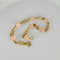 Bracelet Bracelet vintage en or jaune 14 carats et quartz rose 58 Facettes 2508034