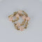 Bracelet Bracelet vintage en or jaune 14 carats et quartz rose 58 Facettes 2508034