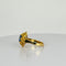 Bague 56 Bague vintage avec topaze bleue en or 18k 58 Facettes 2509004