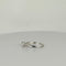 Bague 53 Bague vintage en or blanc 18 carats avec spinelle blanc 58 Facettes 2501011