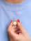 Pendentif Augis - Médaille Amour en or 18k, rubis et diamants 58 Facettes 1121.3