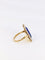 Bague 56 Bague Lapis-lazuli Perles fines 58 Facettes 837