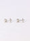 Boucles d'oreilles Boucles d'oreilles or blanc diamants taille princesse 0,5 ct 58 Facettes 1084.1