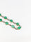 Bracelet Bracelet ancien cabochons d'émeraudes or jaune diamants 58 Facettes 777