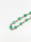 Bracelet Bracelet ancien cabochons d'émeraudes or jaune diamants 58 Facettes 777