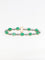 Bracelet Bracelet ancien cabochons d'émeraudes or jaune diamants 58 Facettes 777