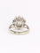 Bague 51.5 Bague marguerite en or blanc 18 carats et diamants 1,10 ct 58 Facettes 1CA0000065/1
