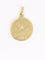 Pendentif Médaille ancienne Vierge de profil en or jaune 58 Facettes 1182.2