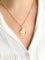 Pendentif Médaille religieuse ange en or jaune 18 carats 58 Facettes 1179.3