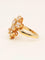 Bague 53 Van Cleef & Arpels - Bague double trèfle en or jaune et diamants 58 Facettes 1217