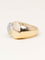 Bague 50 Fred - Bague bicolore en or jaune et or blanc 18k pavée de diamants 58 Facettes 1216.5