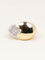 Bague 50 Fred - Bague bicolore en or jaune et or blanc 18k pavée de diamants 58 Facettes 1216.5