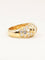 Bague 51 Fred - Bague panthère en or jaune 18 carats et diamants 58 Facettes 1216.4