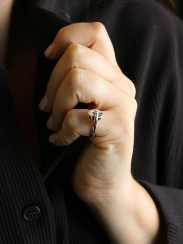Bague 48 Hermès Voltige - Bague en argent 925 58 Facettes 1218.5