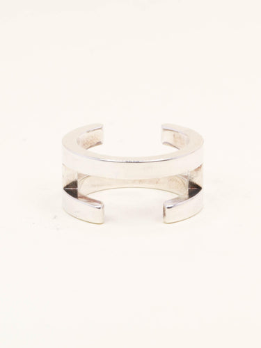 Bague 50 Hermès - Bague H en argent 925 58 Facettes 1218.9