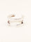 Bague 50 Hermès - Bague H en argent 925 58 Facettes 1218.9