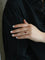 Bague 55 Bague trilogie or jaune rubis diamants trillion 58 Facettes 1109.4