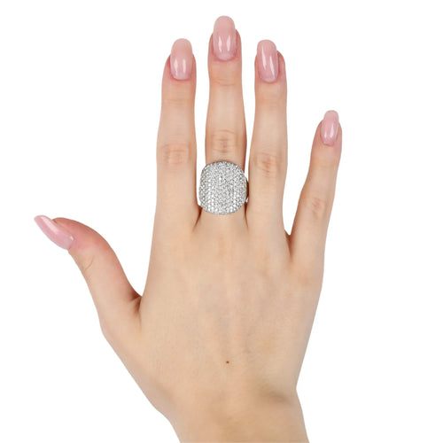Bague 55 BiBigi - Bague en or blanc 18 ct et diamants 2,17 ct 58 Facettes 5555