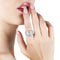 Bague 52 Bague en or blanc 18 ct pavée de diamants 2,30 ct 58 Facettes 6365