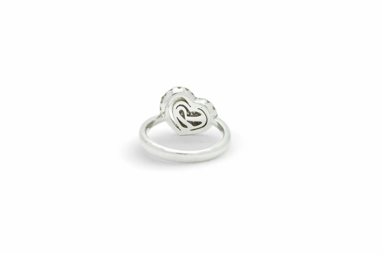 Bague Anello cuore Recarlo con diamanti 58 Facettes 7791