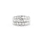 Bague Bague bandeau en or blanc 18 kt et diamants 1,50 ct 58 Facettes 7365