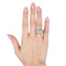 Bague Bague bandeau en or blanc 18 kt et diamants 1,50 ct 58 Facettes 7365